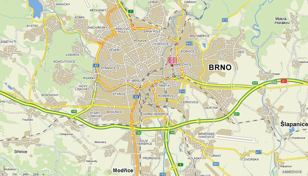 REM-Technik, Klíny 35, Brno - mapa
