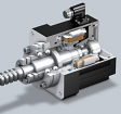 Vřetenový servomotor EZS s dutou hřídelí