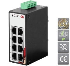 Průmyslový Ethernet switch 8 portový ETU-0800