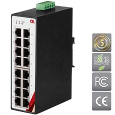 Průmyslový Ethernet switch 16portový ETU-1600