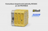 Komunikace bezpečnostní jednotky MOSAIC po síti PROFIBUS