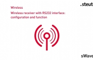 Konfigurace a funkce bezdrátového přijímače s rozhraním RS232