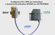 Konfigurace PLC VIPA pro komunikaci s bezpečnostní jednotkou MOSAIC po síti PROFIBUS